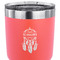 Dreamcatcher 30 oz Stainless Steel Ringneck Tumbler - Coral - CLOSE UP