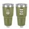 Dreamcatcher 30 oz Stainless Steel Tumbler - Olive - Double-Sided (Personalized)