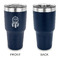 Dreamcatcher 30 oz Stainless Steel Ringneck Tumblers - Navy - Single Sided - APPROVAL
