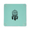 Dreamcatcher 6" x 6" Teal Leatherette Snap Up Tray - APPROVAL