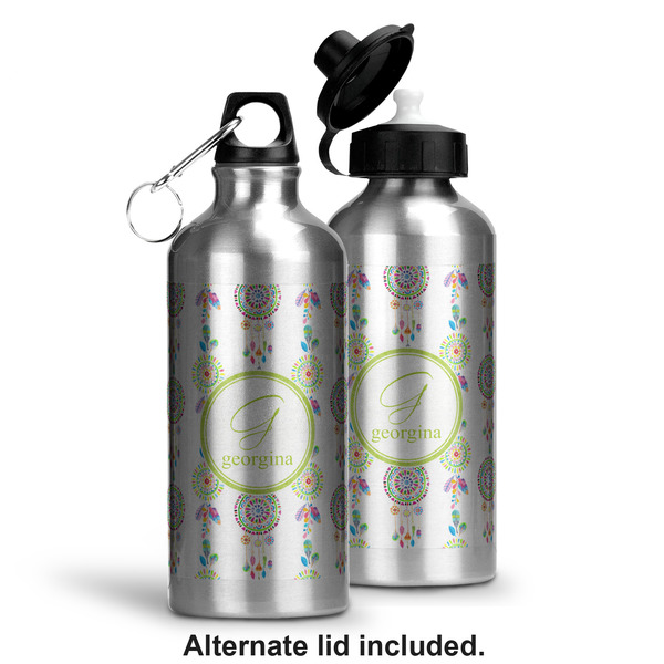 Dreamcatcher Aluminum Water Bottle - Alternate lid options
