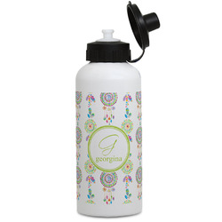 Dreamcatcher Water Bottles - Aluminum - 20 oz - White (Personalized)