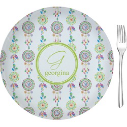 Dreamcatcher Glass Appetizer / Dessert Plate 8" (Personalized)
