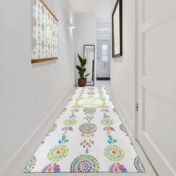 Dreamcatcher Area Rug Sizes - In Context (vertical)