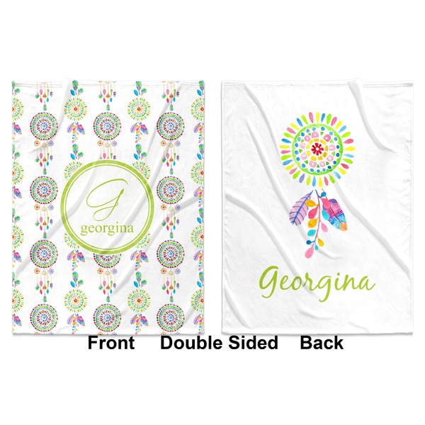 Dreamcatcher Baby Blanket (Double Sided - Printed Front and Back)