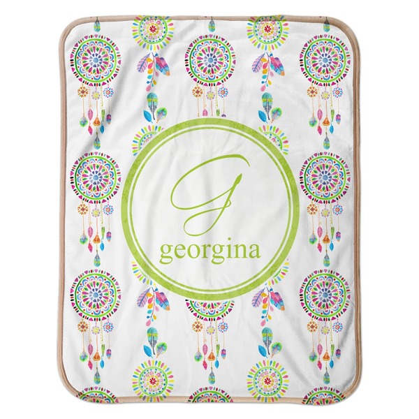 Dreamcatcher Baby Sherpa Blanket - Flat