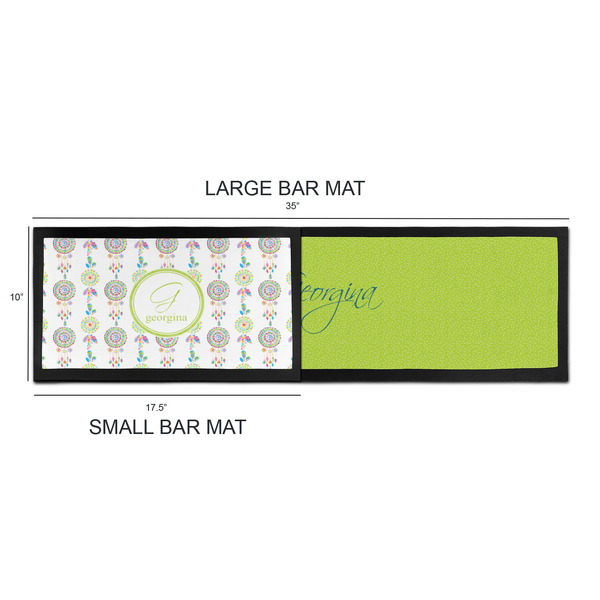 Dreamcatcher Bar Mats - Sizing Chart