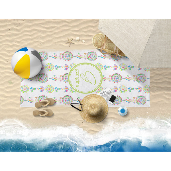 Dreamcatcher Beach Towel Lifestyle