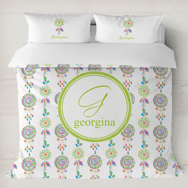 Custom Dreamcatcher Duvet Cover Set - King (Personalized)