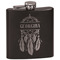Dreamcatcher Black Flask Set (Personalized)