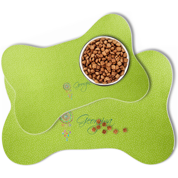 Dreamcatcher Bone Shaped Dog Mats - MAIN