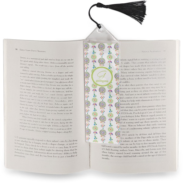 Dreamcatcher Bookmark with tassel - In book