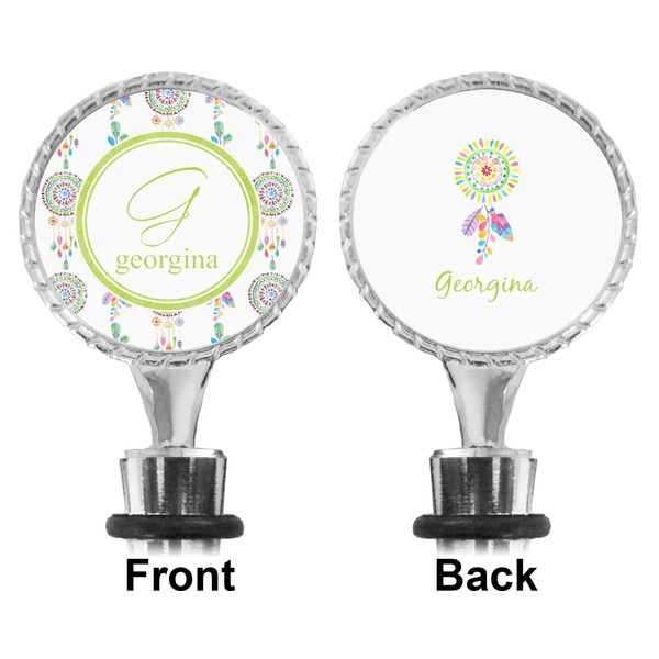 Dreamcatcher Bottle Stopper - Front and Back