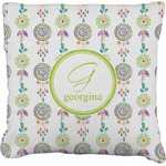 Dreamcatcher Faux-Linen Throw Pillow 18" (Personalized)