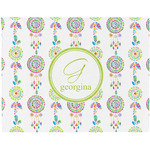 Dreamcatcher Woven Fabric Placemat - Twill w/ Name and Initial