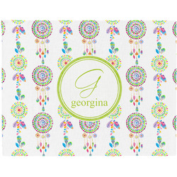 Dreamcatcher Woven Fabric Placemat - Twill w/ Name and Initial
