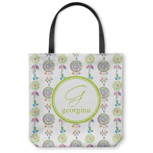 Custom Dreamcatcher Canvas Tote Bag - Small - 13"x13" (Personalized)