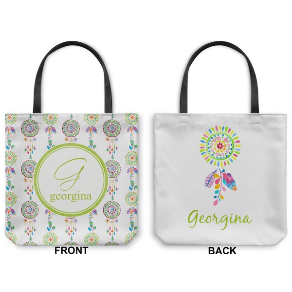 Dreamcatcher Canvas Tote - Front and Back