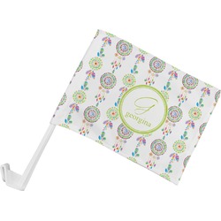 Dreamcatcher Car Flag - Small w/ Name and Initial