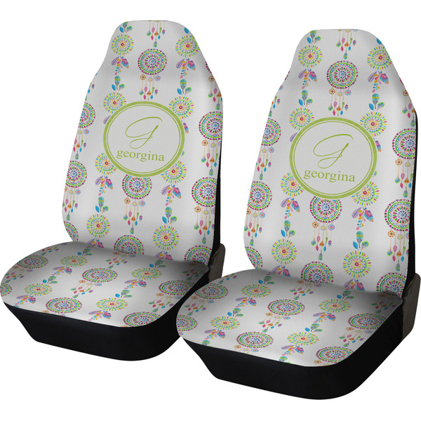 Custom Dreamcatcher Car Seat Covers (Set of Two) (Personalized)
