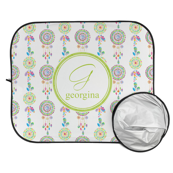 Dreamcatcher Car Sun Shades - FOLDED & UNFOLDED