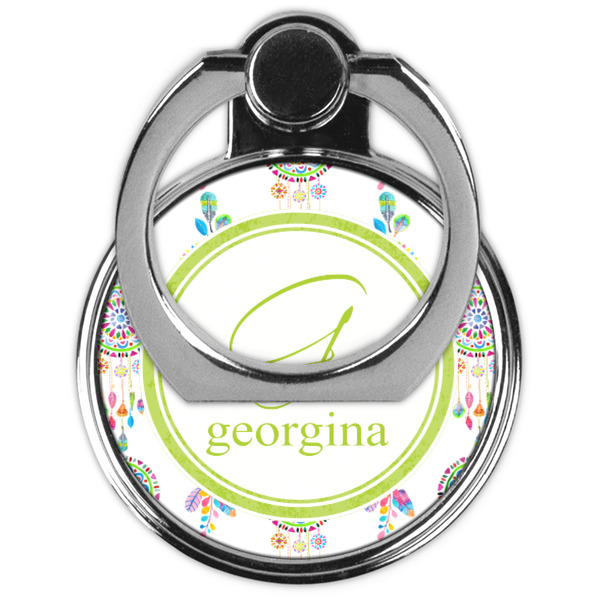 Dreamcatcher Cell Phone Ring Stand & Holder - Front (Collapsed)