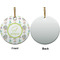 Dreamcatcher Ceramic Flat Ornament - Circle Front & Back (APPROVAL)