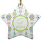 Dreamcatcher Ceramic Flat Ornament - Star (Front)
