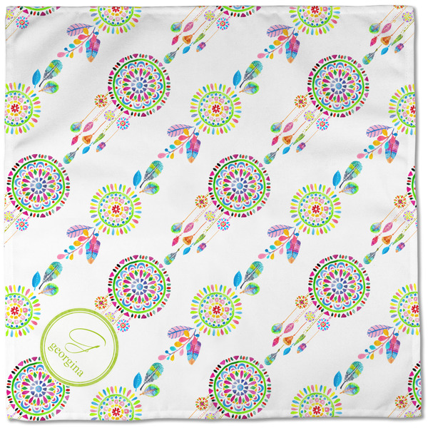 Dreamcatcher Cloth Napkins - Personalized Dinner (Full Open)