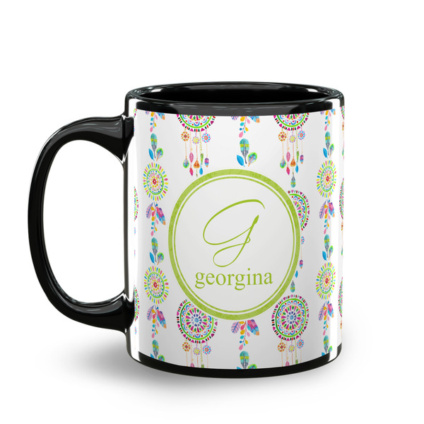 Dreamcatcher Coffee Mug - 11 oz - Black