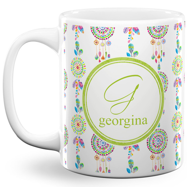 Custom Dreamcatcher 11 Oz Coffee Mug - White (Personalized)