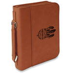 Dreamcatcher Leatherette Bible Cover with Handle & Zipper - Large - Double Sided (Personalized)