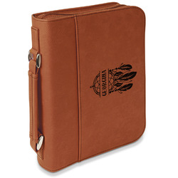 Dreamcatcher Leatherette Book / Bible Cover with Handle & Zipper (Personalized)