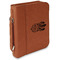 Dreamcatcher Cognac Leatherette Bible Covers with Handle & Zipper - Main