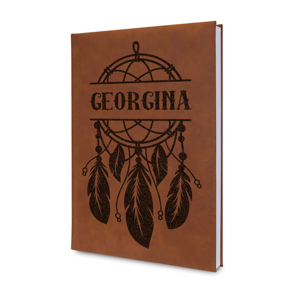 Custom Dreamcatcher Leatherette Journal - Double Sided (Personalized)