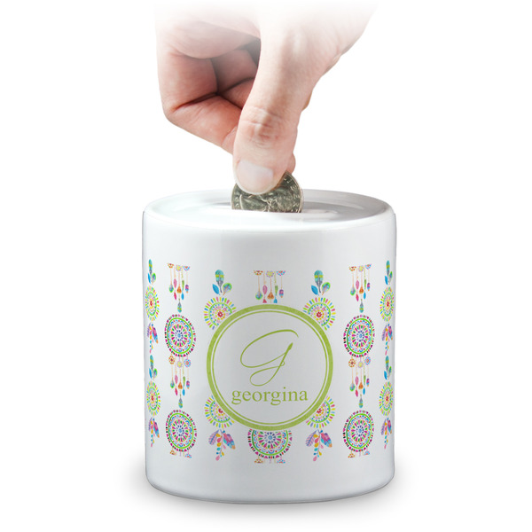 Custom Dreamcatcher Coin Bank (Personalized)