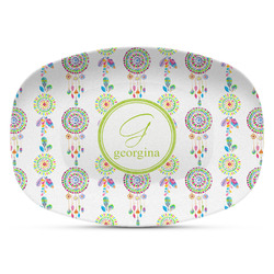 Dreamcatcher Plastic Platter - Microwave & Oven Safe Composite Polymer (Personalized)