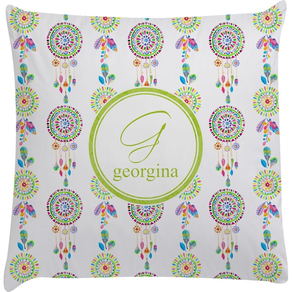 Custom Dreamcatcher Decorative Pillow Case (Personalized)