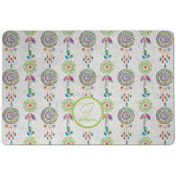 Dreamcatcher Dog Food Mat w/ Name and Initial