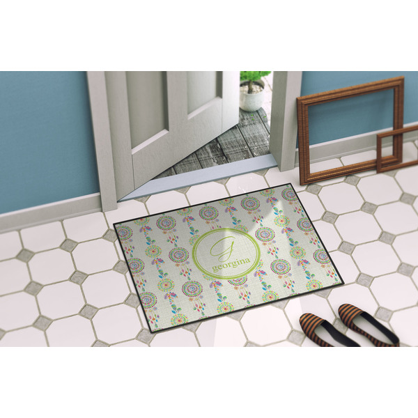 Dreamcatcher Door Mat Lifestyle