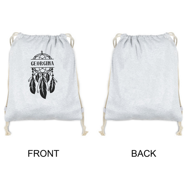 Dreamcatcher Drawstring Backpacks - Sweatshirt Fleece - Single Sided - APPROVAL