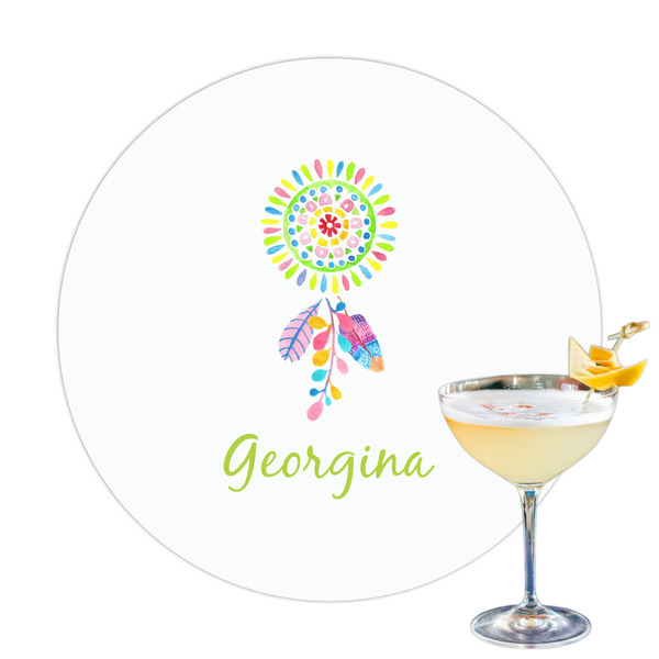 Custom Dreamcatcher Printed Drink Topper (Personalized)