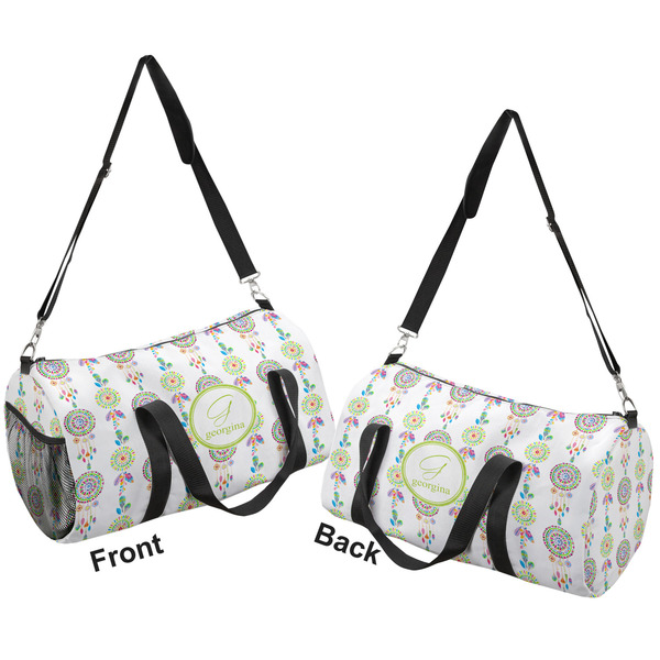 Dreamcatcher Duffle bag small front and back sides
