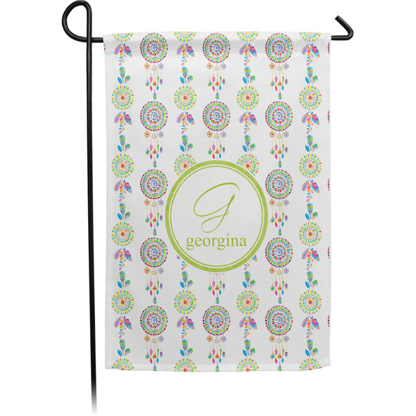 Custom Dreamcatcher Small Garden Flag - Single Sided w/ Name and Initial