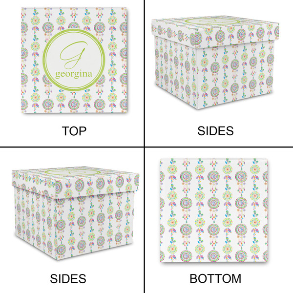 Dreamcatcher Gift Boxes with Lid - Canvas Wrapped - Large - Approval