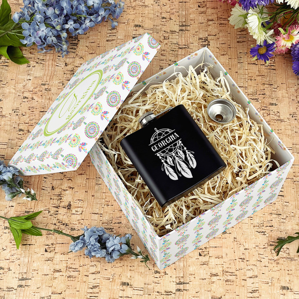 Dreamcatcher Gift Boxes with Lid - Canvas Wrapped - Large - In Context
