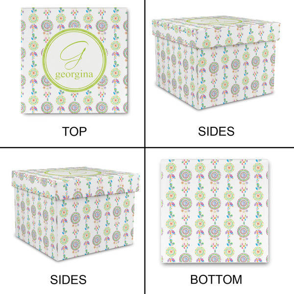 Dreamcatcher Gift Boxes with Lid - Canvas Wrapped - Medium - Approval