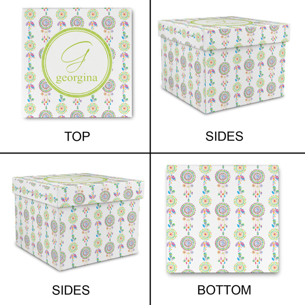 Dreamcatcher Gift Boxes with Lid - Canvas Wrapped - Small - Approval