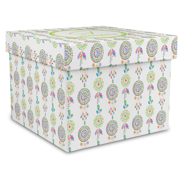 Custom Dreamcatcher Gift Box with Lid - Canvas Wrapped - XX-Large (Personalized)