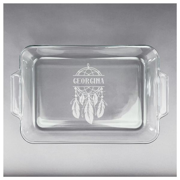 Dreamcatcher Glass Baking Dish - APPROVAL (13x9)